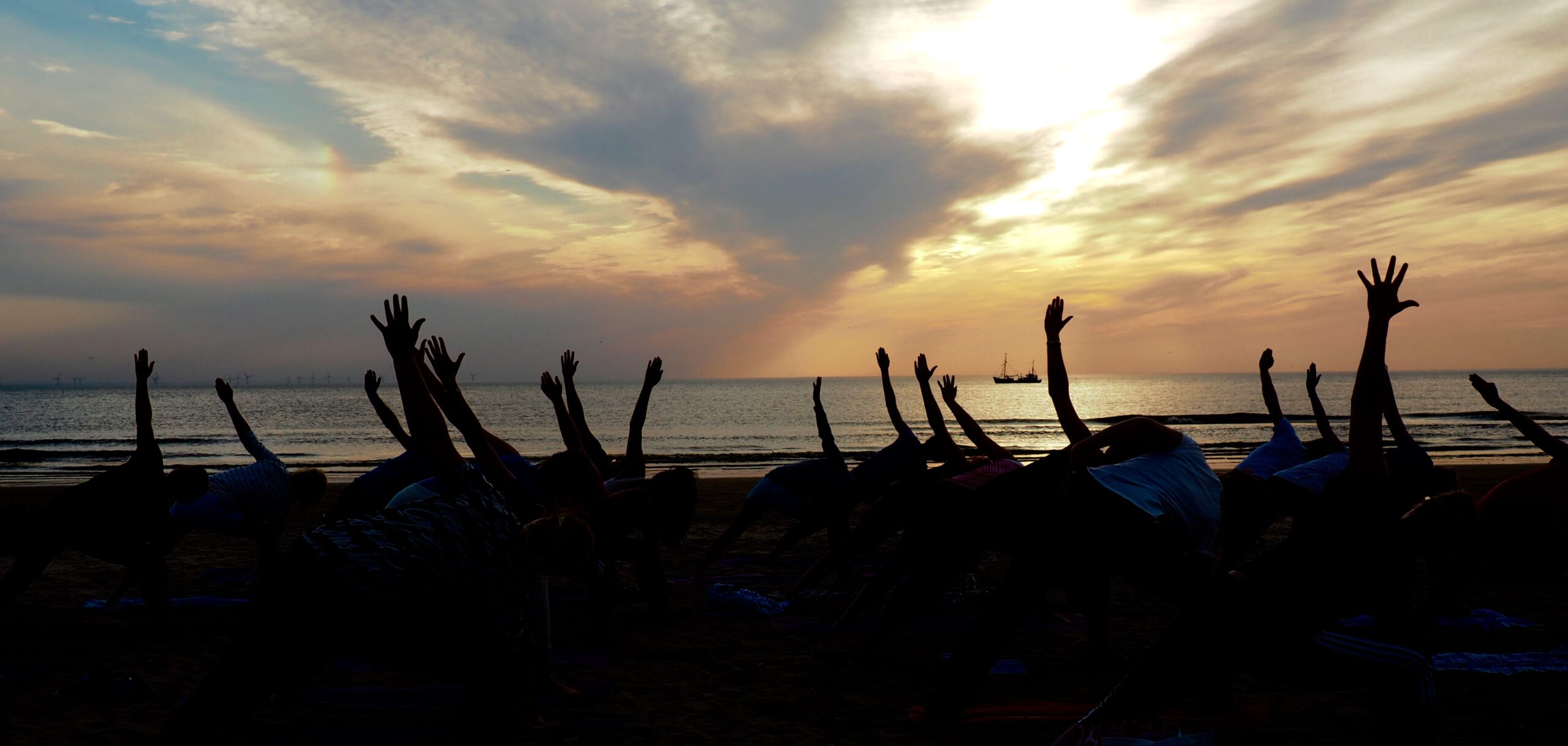 Yoga aan zee